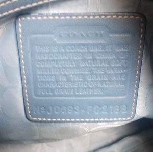Coach Bags - Authentic Coach Blue Tassel Handbag Coach Bags - Authentic Coach Blue Tassel Handbag